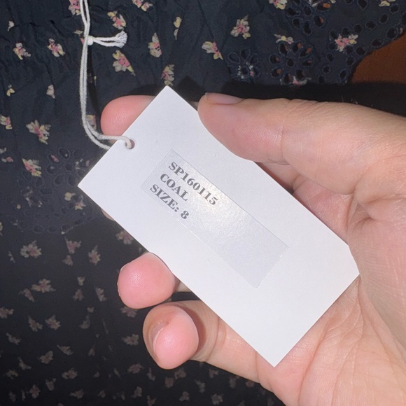 Ulla Johnson Black and White Patterned Maxi Dress - Picture 4 of 6